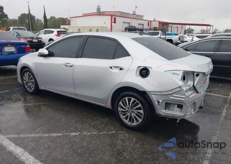 2017 Toyota Corolla Xle из США, поврежденный, VIN 2T1BURHEXHC797649